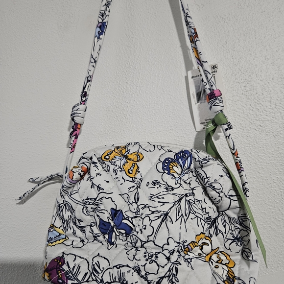 Vera Bradley White Floral Crossbody Bag - Picture 4 of 9